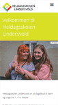 Mobile Screenshot of heldagsskolen-lindersvold.dk